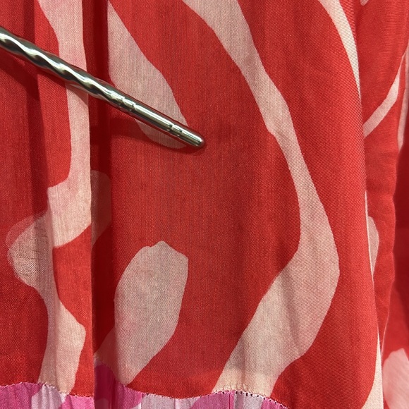 OLIPHAN WOMENS MAXI DRESS ZEBRA PRINT MULTICOLOR Sz XL - Picture 9 of 11